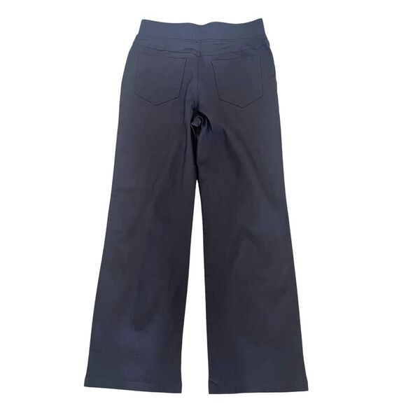 Ease Trousers Women's High Waisted Straight Leg Stretchy GrayPants Size Large - Picture 3 of 12